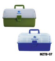 AQUA MARINE - Double Sided Fishing Tackle Box - 10 Compartments